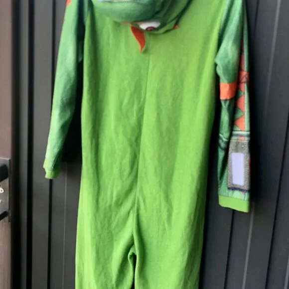 🎮 Fortnite Rex Dino Onesie Costume Adult Small Pajamas Cosplay Hoodie Epic Game - Picture 7 of 8